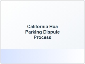 California Hoa Parking Permit Regulations